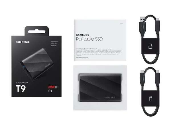 Samsung Portable SSD T9 USB 3.2 Gen 2x2 - Gambar 5